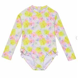 NEW SNAPPER ROCK kid's aloha vacay surf suit in green